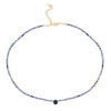 NAVY GEM STONES NECKLACE