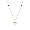 Rosary star of david necklace