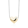 LARGE SHINY HEART NECKLACE