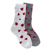 RIB HEART SHORT SOCKS