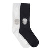 RIBBED SKULL SOCKS