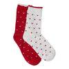 RED HEART FRILL SOCKS