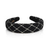 TWEED CRISS CROSS HAIRBAND