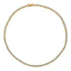 3MM BEZEL TENNIS NECKLACE