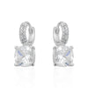 PAVE CRYSTAL EARRINGS