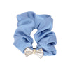 CRYSTAL BOW SATIN SCRUNCHIE