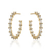 MEDIUM BAGUETTE HOOPS