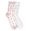 FLORAL FRILL TRIM SOCKS