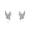 INTRICATE CRYSTAL BUTTERFLY EARRINGS