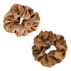 NUDE CHAMPAGNE 2 PACK SCRUNCHIES