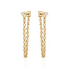 BEZEL CHAIN EARRING