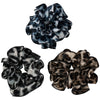 BLACK TRIM LEOPARD SCRUNCHIE