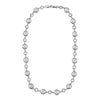 CLEAR FACET TENNIS NECKLACE