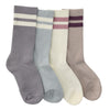 TWO STRIPE SOFT COTTON SOCKS