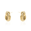 OVAL KNOT EARRINGS