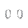 PAVE SMALL HOOPS