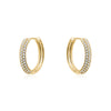 PAVE SMALL HOOPS