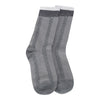 Silver shimmer light socks