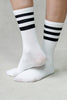 THREE STRIPE COTTON SOCKS