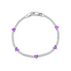 LUXE PINK HEART TENNIS BRACELET