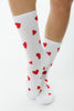 RIB HEART SHORT SOCKS