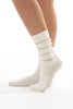 THREE TIER LIGHT SATIN RIBBON SOCKS