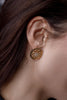 Motif statement earrings