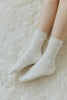 SATIN BOW RIBBED SOCKS