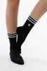 STRIPE HEART SOCKS