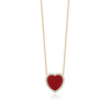 ENAMEL HEART NECKLACES