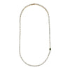 OVAL BEZEL TENNIS NECKLACE