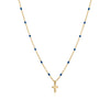 Rosary cross necklace