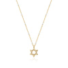 Rosary star of david necklace