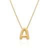 BUBBLE INITIAL NECKLACE