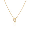 BUBBLE INITIAL NECKLACE