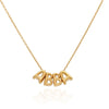 SLIDING BUBBLE INITIAL NECKLACE