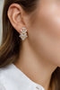 RAIN DROP CRYSTAL STATEMENT EARRINGS