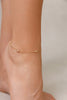 Crystal anklet