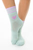 DOUBLE TRIM HEART SOCKS