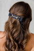 GOLD BUCKLE SATIN BARRETTE