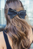 CRYSTAL TRIM MESH BOW