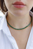 ALL HEARTS TENNIS NECKLACE EMERALD