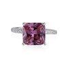 BRILLIANT CUT PINK SOLITAIRE