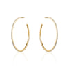 THIN CRYSTAL HOOPS