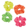 NEON MICROFIBER SCRUNCHIES