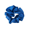 SATIN TRIM CLASSIC SCRUNCHIE BLUES