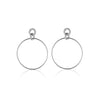 LINK TOP LARGE CIRCLE EARRING