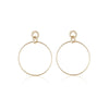 LINK TOP LARGE CIRCLE EARRING