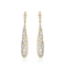 DANGLING RAINDROP CRYSTAL EARRINGS