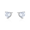 MINI HEART CRYSTAL STUD EARRINGS